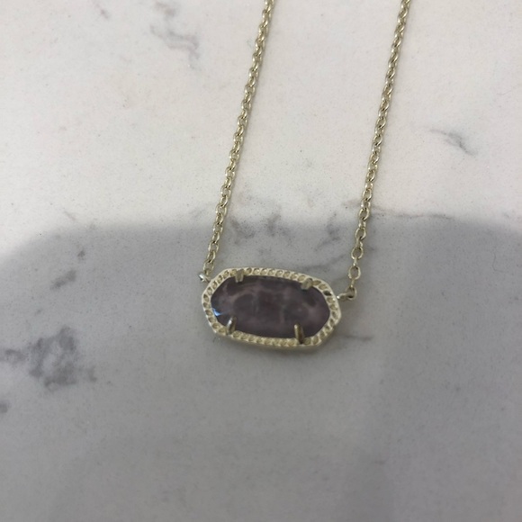 Kendra Scott Jewelry - Kendra Scott Gold Necklace w/ Purple Gem